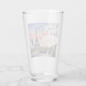 Bastille Dag Eiffeltoren Seine rivier vuurwerk Glas (Achterkant)