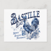 Bastille Dag Haan Briefkaart (Voorkant)