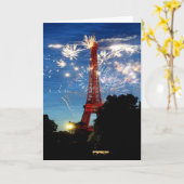 bastille dag kaart (Gele Bloem)