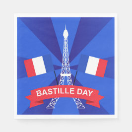 Bastille Day 14 juli Frankrijk Franse nationale da Servet