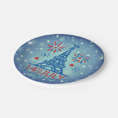 Bastille Day 14 juli Frankrijk Papieren Bordje (Gekanteld)