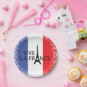 Bastille Day 14 juli Frankrijk Papieren Bordje (Feest)