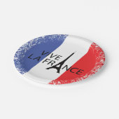 Bastille Day 14 juli Frankrijk Papieren Bordje (Gekanteld)