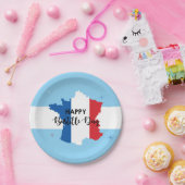 Bastille Day 14 juli Frankrijk Papieren Bordje (Feest)