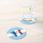 Bastille Day 14 juli Ronde Kartonnen Onderzetter (Insitu)