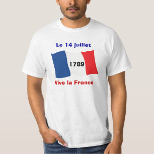 Bastille Day, 14 juli, Storming van de Bastille T-shirt