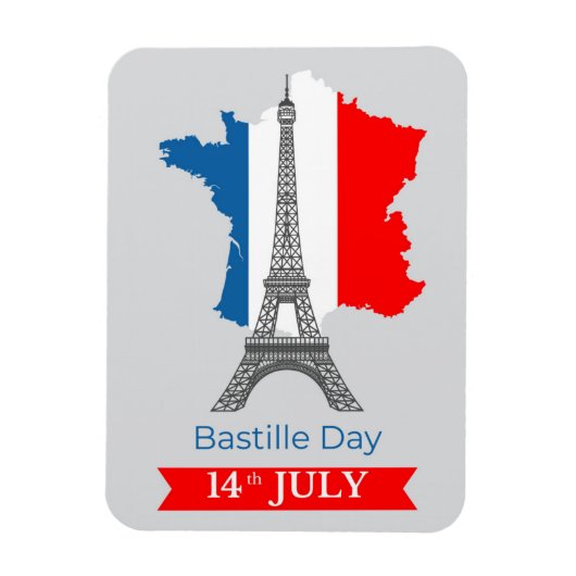 Bastille Day (14th July) Magneet (Verticaal)