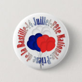 Bastille Day Balloons Button (Voorkant)