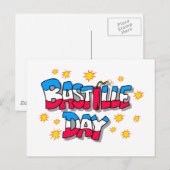 Bastille Day Briefkaart (Voorkant / Achterkant)