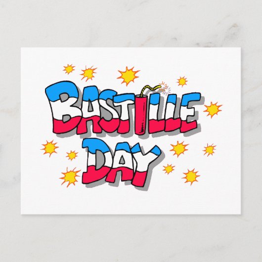 Bastille Day Briefkaart (Voorkant)