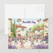 Bastille Day Briefkaart (Voorkant / Achterkant)