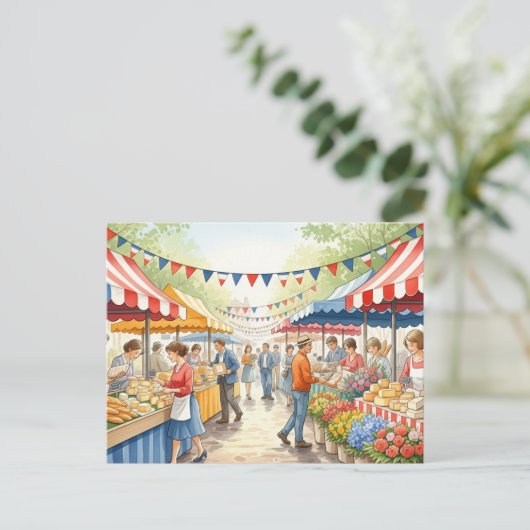 Bastille Day Briefkaart (Staand voorkant)