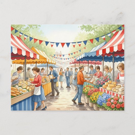 Bastille Day Briefkaart (Voorkant)