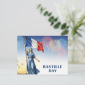 Bastille Day Briefkaart (Staand voorkant)