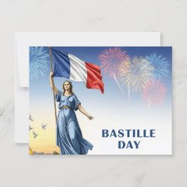 Bastille Day Briefkaart