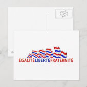 Bastille Day Briefkaart (Voorkant / Achterkant)