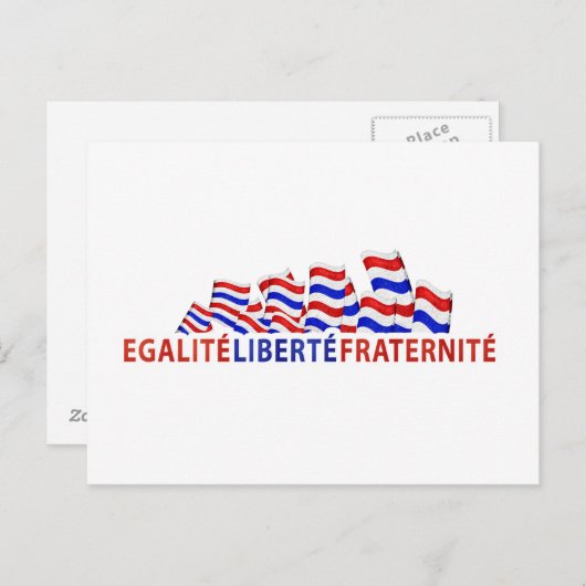 Bastille Day Briefkaart (Voorkant / Achterkant)