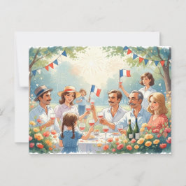 Bastille Day Briefkaart