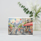 Bastille Day Briefkaart (Staand voorkant)