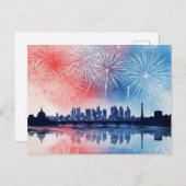 Bastille Day Briefkaart (Voorkant / Achterkant)