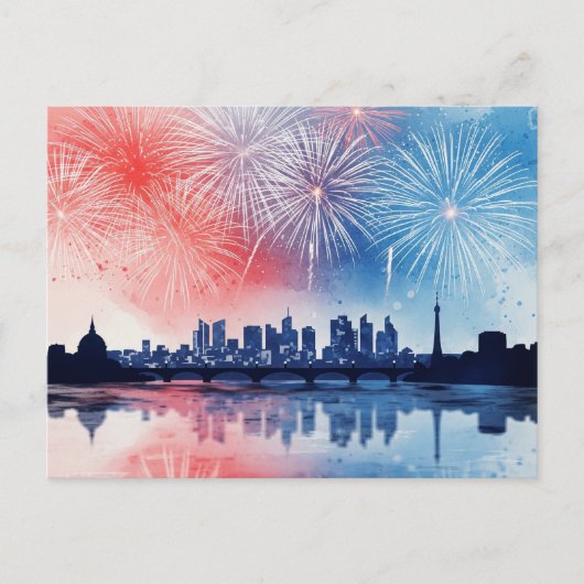 Bastille Day Briefkaart (Voorkant)