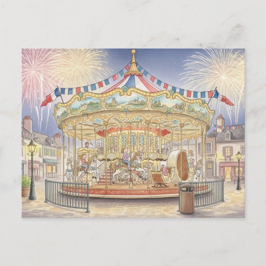 Bastille Day Briefkaart (Voorkant)