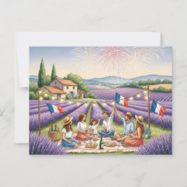 Bastille Day Briefkaart