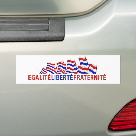 Bastille Day Bumpersticker (Op auto)