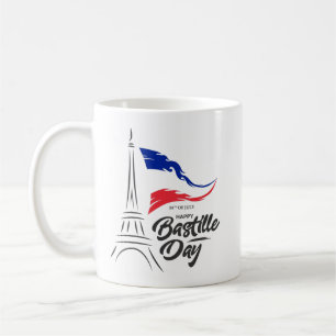 Bastille Day, Eiffeltoren T-shirt Koffiemok