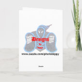 Bastille day greeting card kaart (Achterkant)