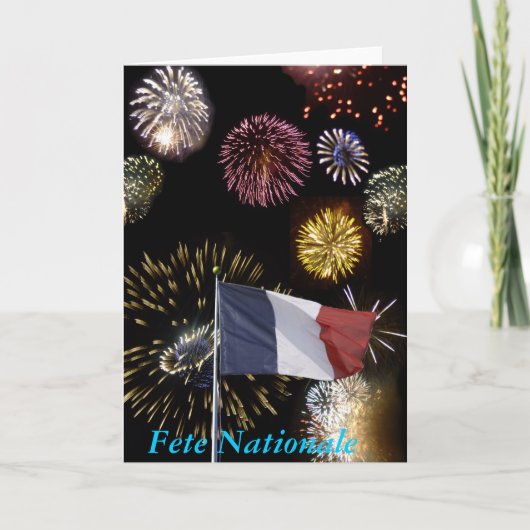 Bastille day greeting card kaart (Voorkant)
