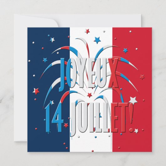 Bastille Day, Joyeux 14 juillet (Voorkant)