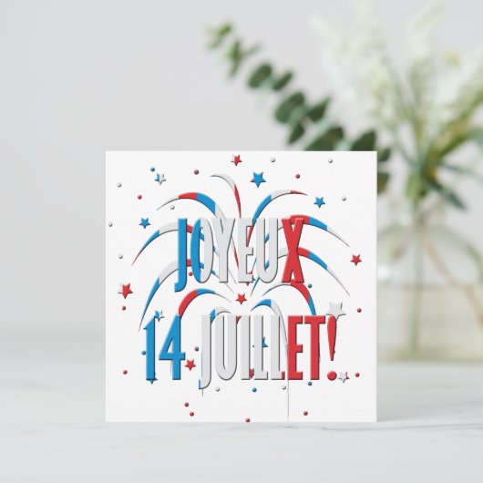Bastille Day, Joyeux 14 juillet (Staand voorkant)
