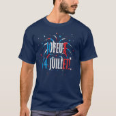 Bastille Day Joyeux 14 Juillet T-shirt (Voorkant)