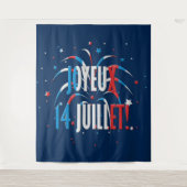 Bastille Day, Joyeux 14 juillet Wandkleed (Voorkant)