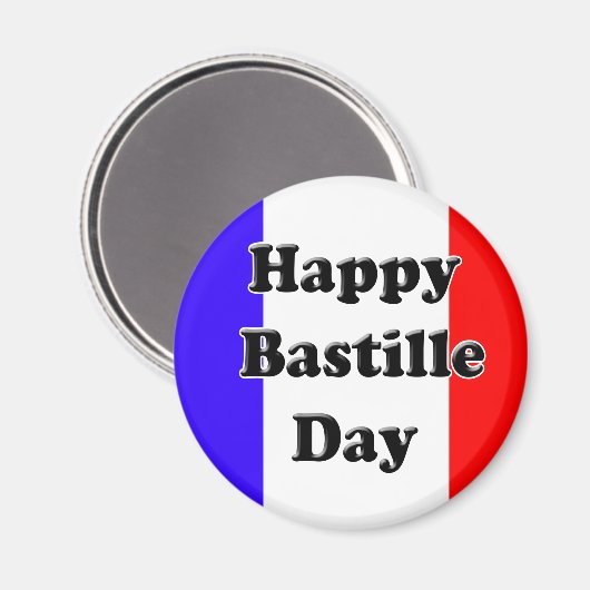 Bastille Day Magneet (Voorkant / Achterkant)