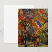 Bastille Day, Parijs door Vincent van Gogh (Voorkant / Achterkant)