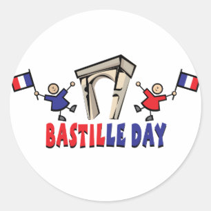 Bastille Day! Ronde Sticker