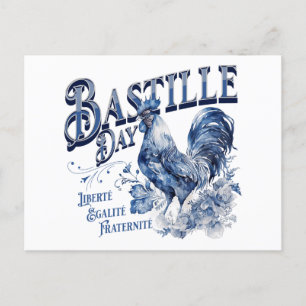 Bastille Day Rooster Briefkaart