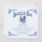 Bastille Day Rooster Kaart (Voorkant)