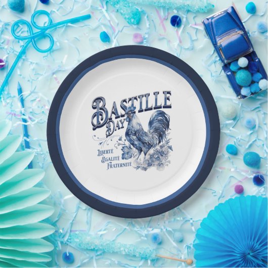 Bastille Day Rooster Papieren Bordje (Feest)