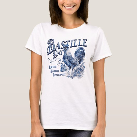 Bastille Day Rooster T-shirt (Voorkant)