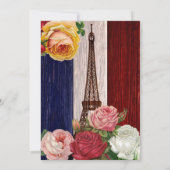 Bastille Day Rozen Kaart (Achterkant)