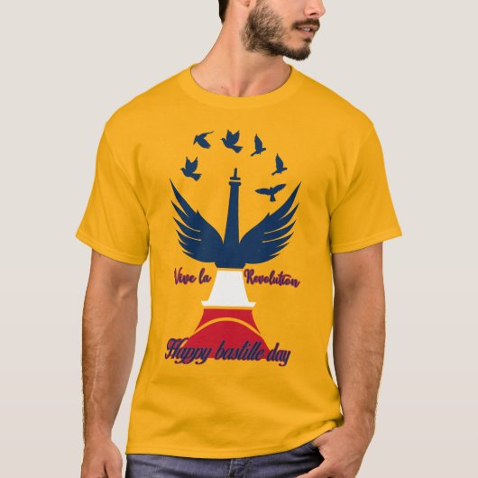 BASTILLE DAY T-SHIRT ONTWERP (Voorkant)