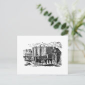 Bastille Fotress Briefkaart (Staand voorkant)