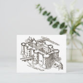 Bastille gevangenisParijs Briefkaart (Staand voorkant)