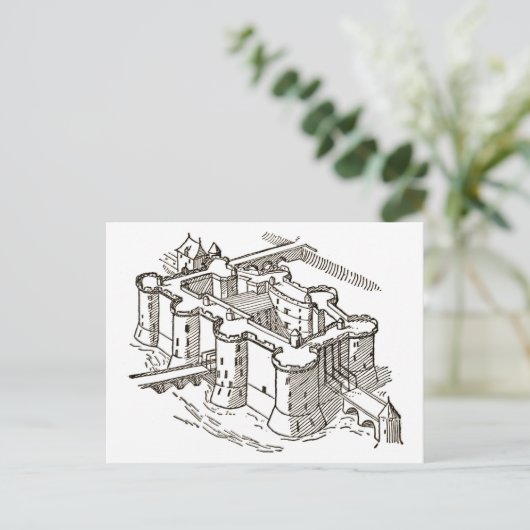 Bastille gevangenisParijs Briefkaart (Staand voorkant)