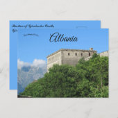 Bastion of Gjirokaster Castle Gjirokaster Albania Briefkaart (Voorkant / Achterkant)
