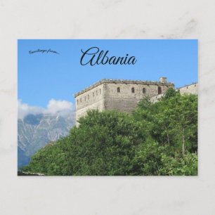 Bastion van Gjirokaster Kasteel Gjirokaster Albani Briefkaart