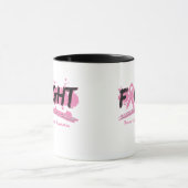 Bastkanker-BESTRIJDING Mijn oorzaak ondersteunen Mok (Midden)